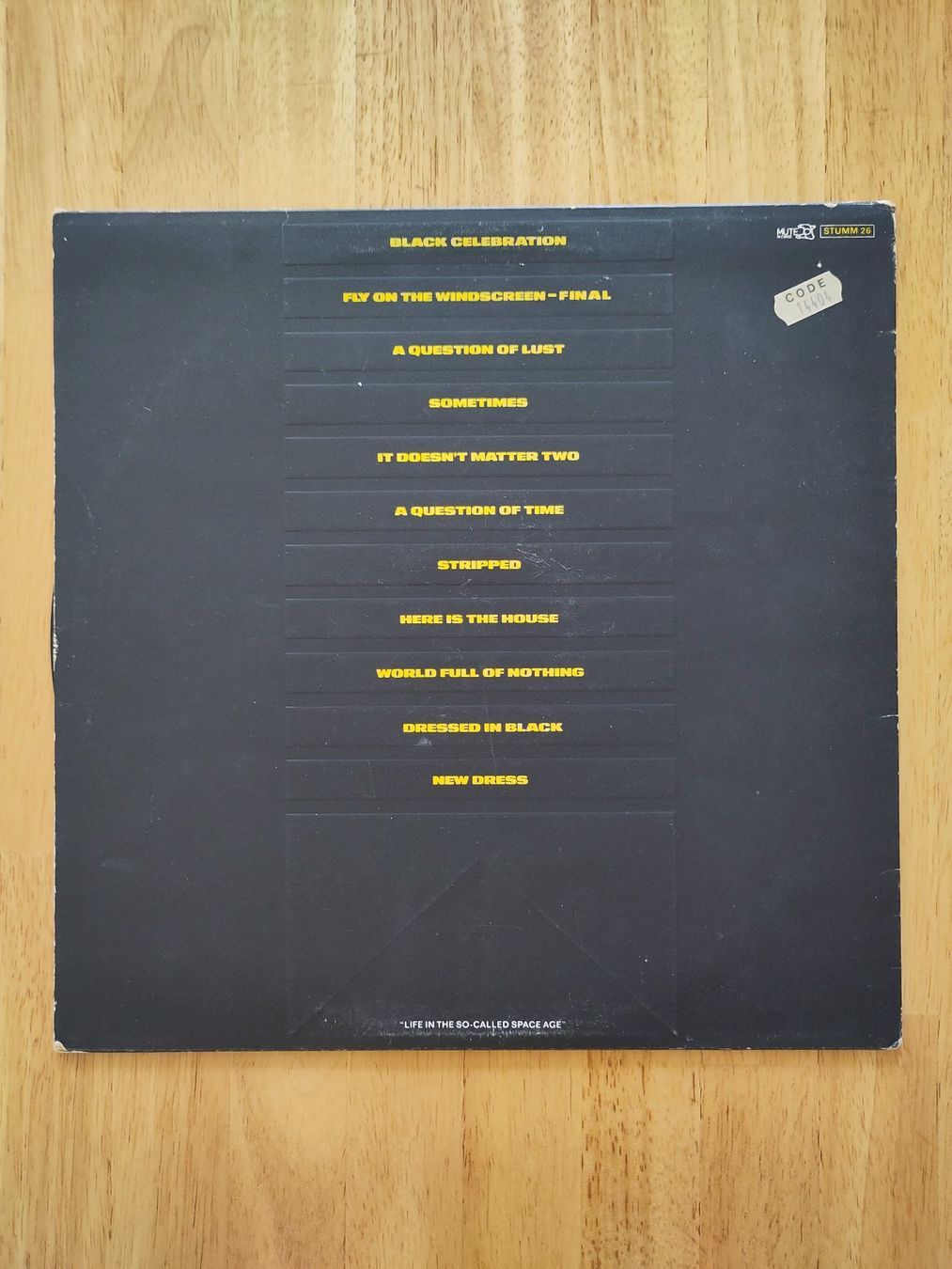 Dischi in vinile: Depeche Mode | "Black Celebration" | LP – Usato da Lausanne venduto da Otvald 1