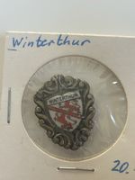 Alte Anstecknadel Winterthur Wappen Löwen, Sammlerstück (I2)