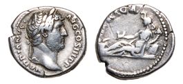 Denarius Hadrian (AFRIKA!) 117-138 Römisches Reich