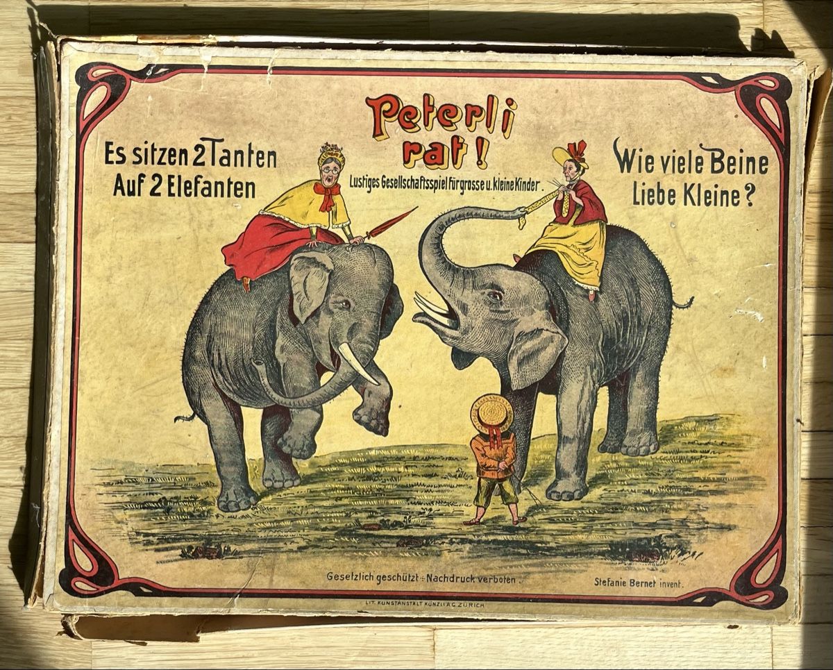 Spiele: "Peterli rat!" Antikes Gesellschaftsspiel – Gebraucht aus St. Gallen von reg_f8h8 5