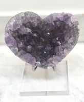 Amethyst Herz auf Stand HA 340g