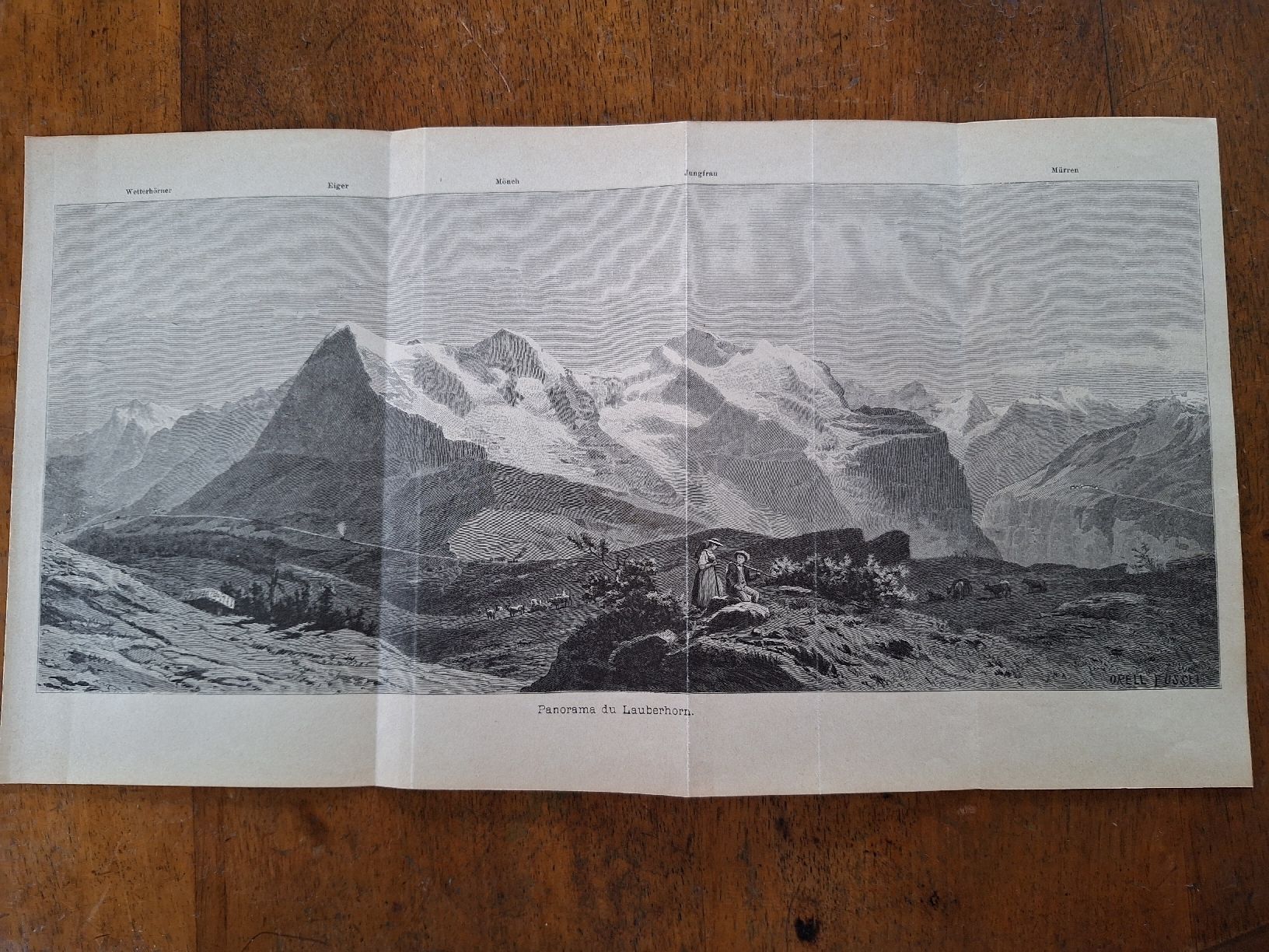Stiche: PANORAMA DU LAUBERHORN – Gebraucht aus Bevaix von bohrap