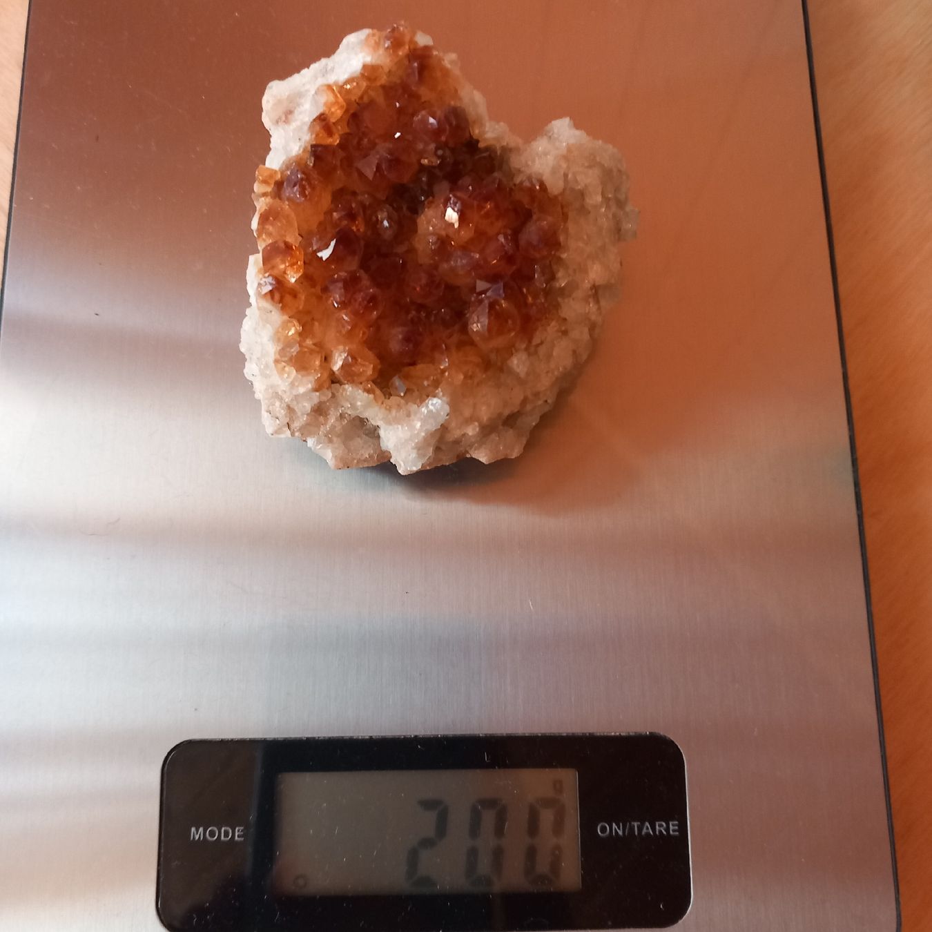 Pietre preziose: Citrin Quarz Druse Edelstein 200g – Usato da Ebnat-Kappel venduto da blazzi 4