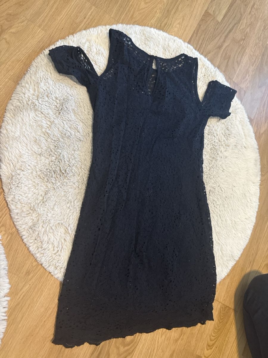 Hollister Vestiti: Schwarzes Hollister Kleid Spitze – Usato da Sevelen venduto da Shelly 1