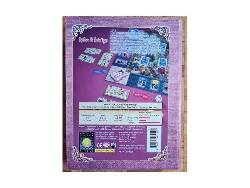 Spiele: Brettspiel "Liebe & Intrige" – Gebraucht aus Zürich von Desmond01 1