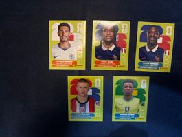 Panini Weltstars Paket 2026 Sticker Set 5 Stück