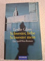 Leslie Glass, Schwester,liebe Schwester mein, Taschenbuch 