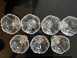 7 wunderschöne Dessertgläser, Coupeschalen 13 cm Durchmesser