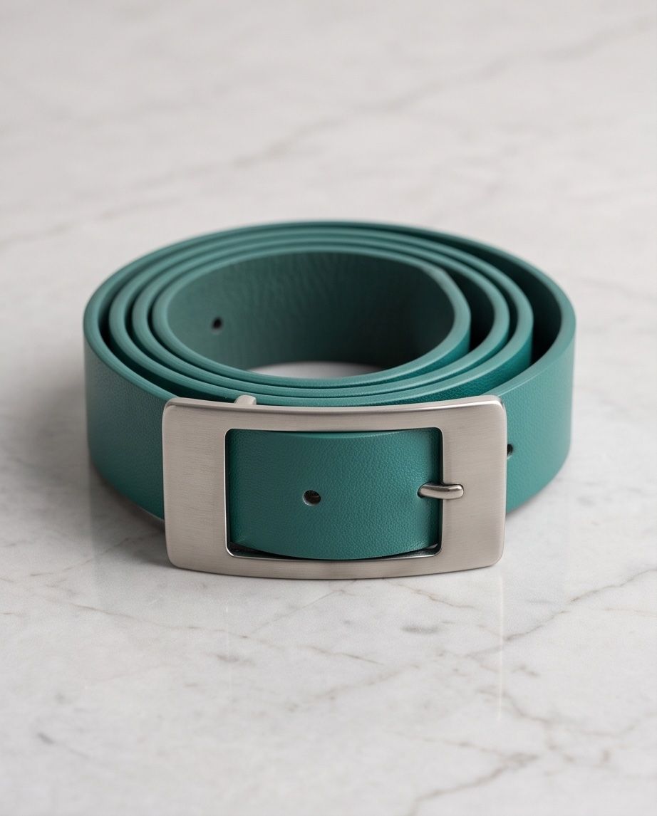 Cinture: Ceinture en cuir turquoise - neuve – Nuovo e nell'imballaggio originale da Vuisternens-Romont venduto da gol_xp6p 1