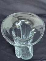 Vase vintage en verre avec anse – Unique et décoratif