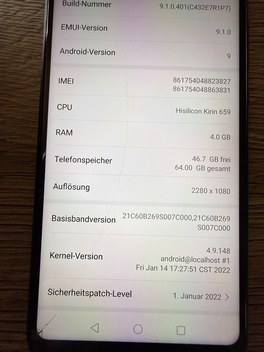 Huawei Telefoni cellulari / Smartphones: HUAWEI P20 lite - black – Usato da Obergösgen venduto da MWZ123 4