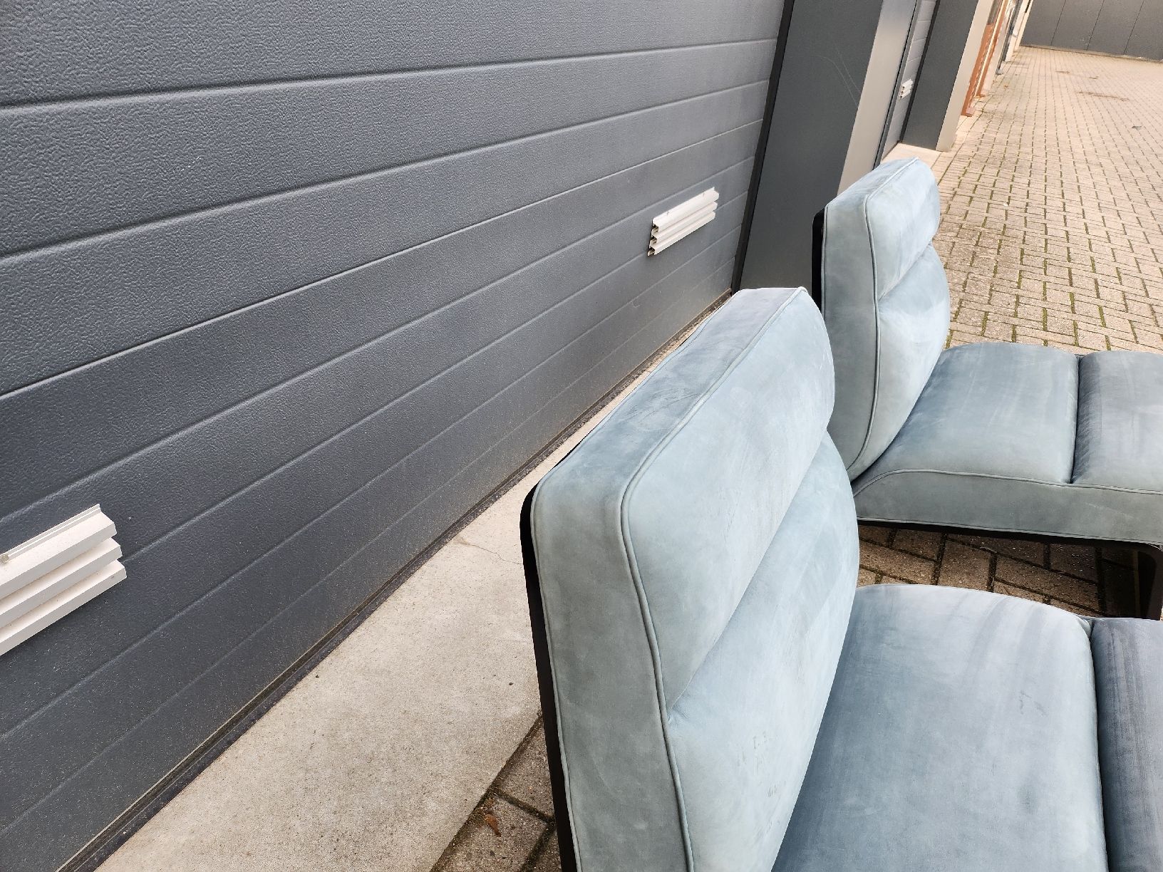 Baxter Poltrone: Baxter - Greta chairs in Kashmir leder - set von 2 – Usato da Gelderland venduto da HermsenDesign 7