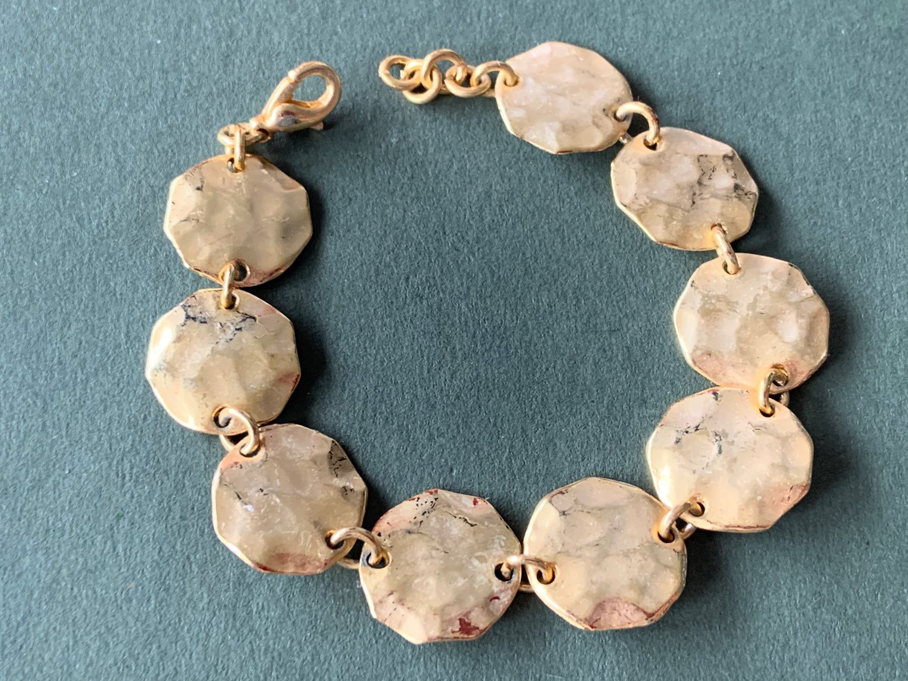 Bracciali & Braccialetti: armband goldig patiniert organisch – Usato da Laufen venduto da Bellebellezza 7
