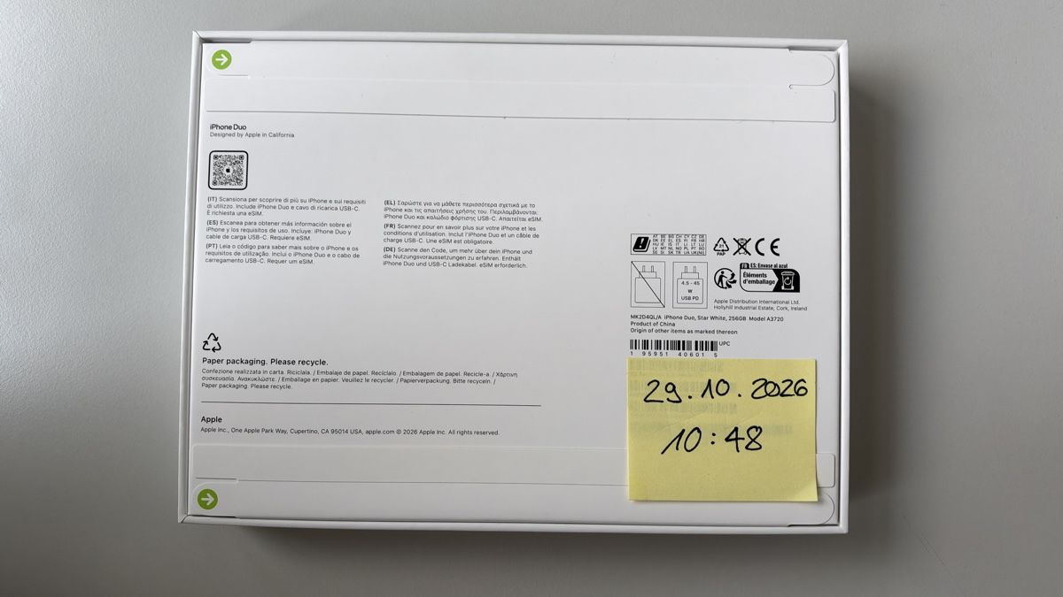 Apple Telefoni cellulari / Smartphones: iPhone Duo 256 Gb Sternenweiss – Nuovo e nell'imballaggio originale da Zell LU venduto da SteveJobs2011 1