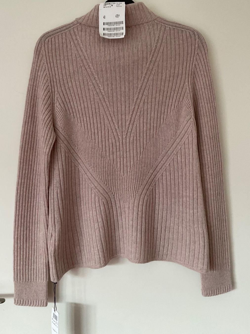 Marc Cain Maglioni & Felpe: Marc Cain feine Wolle Pullover Gr 40 Puder NEU NP 480 – Nuovo e nell'imballaggio originale da Urdorf venduto da alda02 7