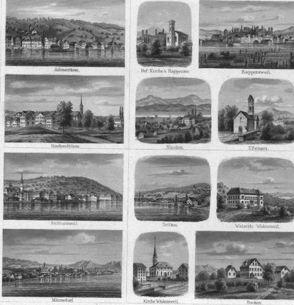 Stiche: Zürichsee Souvenir – Gebraucht aus Rafz von Helvet32 1
