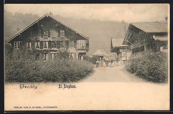 Cartoline postali: AK St. Stephan, Grodöy, 1906 – Usato da Berlin venduto da bartko-reher