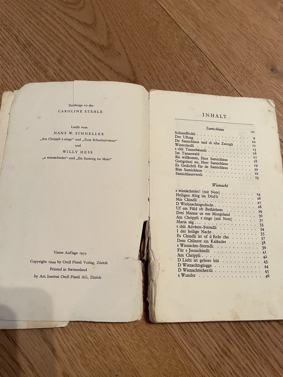 Libri: Verse und Lieder – Difettoso da Bischofszell venduto da krass13 1