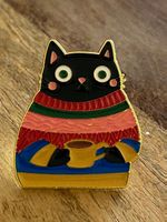 Pin  Katze Kaffee