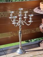 XXL Kandelaber 5-armig silberfarben – 80 cm