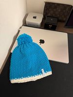 Cute Blue Beanie Winter Hat - Standard Size