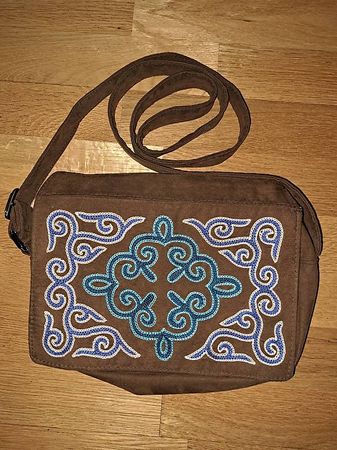 Handtasche - mongolische Handarbeit