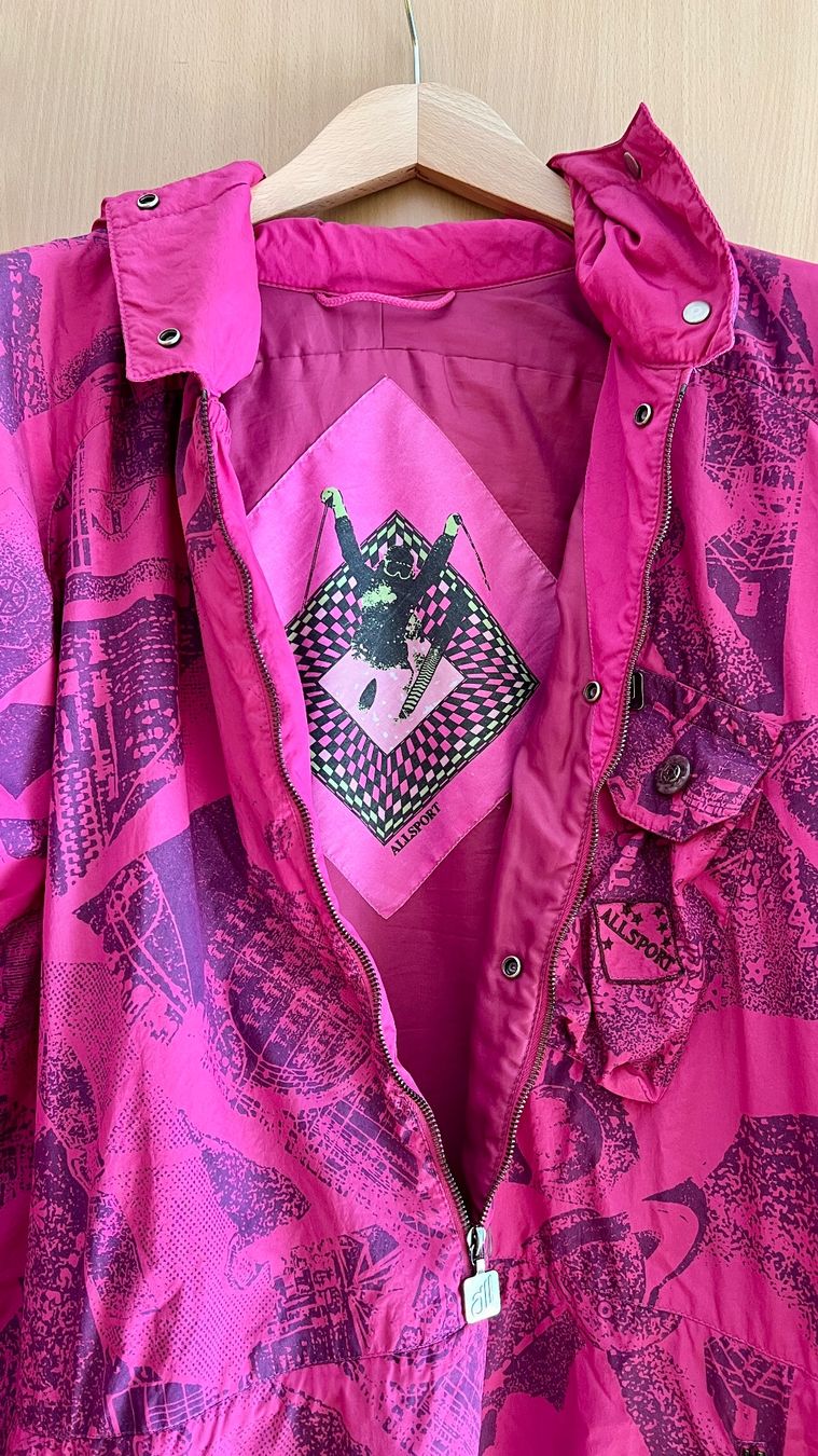 Allsport Giacche: Vintage Windbreaker Jacke M pink – Usato da Therwil venduto da blubblubblubb 3