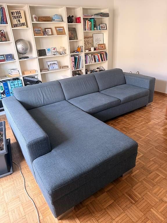 Sofas: Ausziehbares Sofa grau – Gebraucht aus Rüthi (Rheintal) von kiwe66