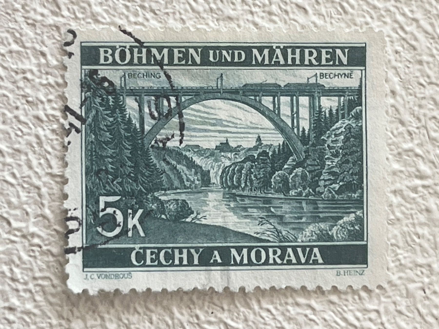 Tutti i francobolli: Bohmen und Mahre Briefmarke – Usato da Chiasso venduto da AzenYa