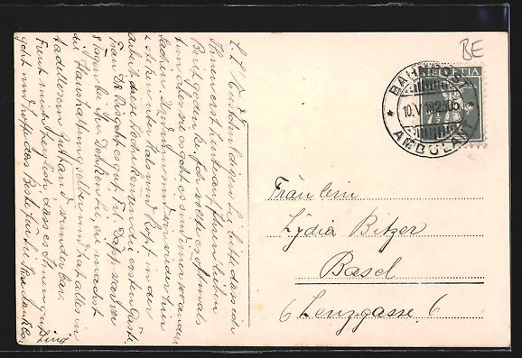 Cartoline postali: AK Bönigen, Chalet du Lac, 1918 – Usato da Berlin venduto da bartko-reher 1