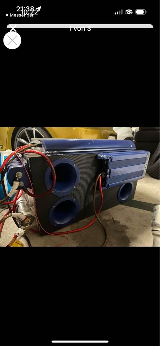 Haut-parleurs: Auto Verstärker mit Subwoofer Box gebraucht – D'occasion à Zürich par lam_pj9h