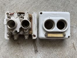 Antiker Sicherungshalter 500V Gardy Keramik Stecksicherung