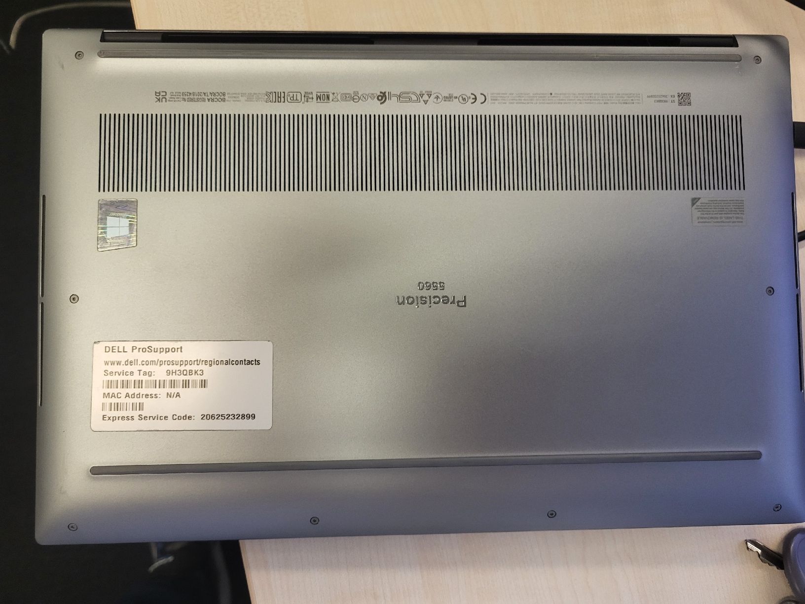 Dell Notebook: Dell precision 5560 64 GB DDR4 RAM - 2TB SSD – Usato da Zürich venduto da jetzold 1