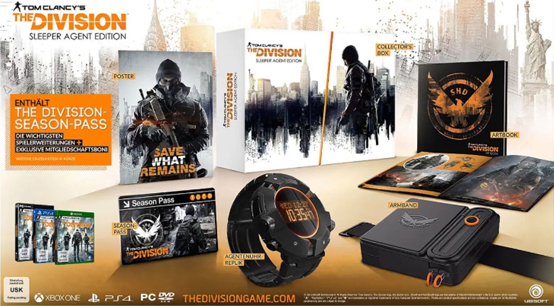 Spiele: The Division Sleeper Agent Edition – Gebraucht aus Frenkendorf von gelbeZinnie