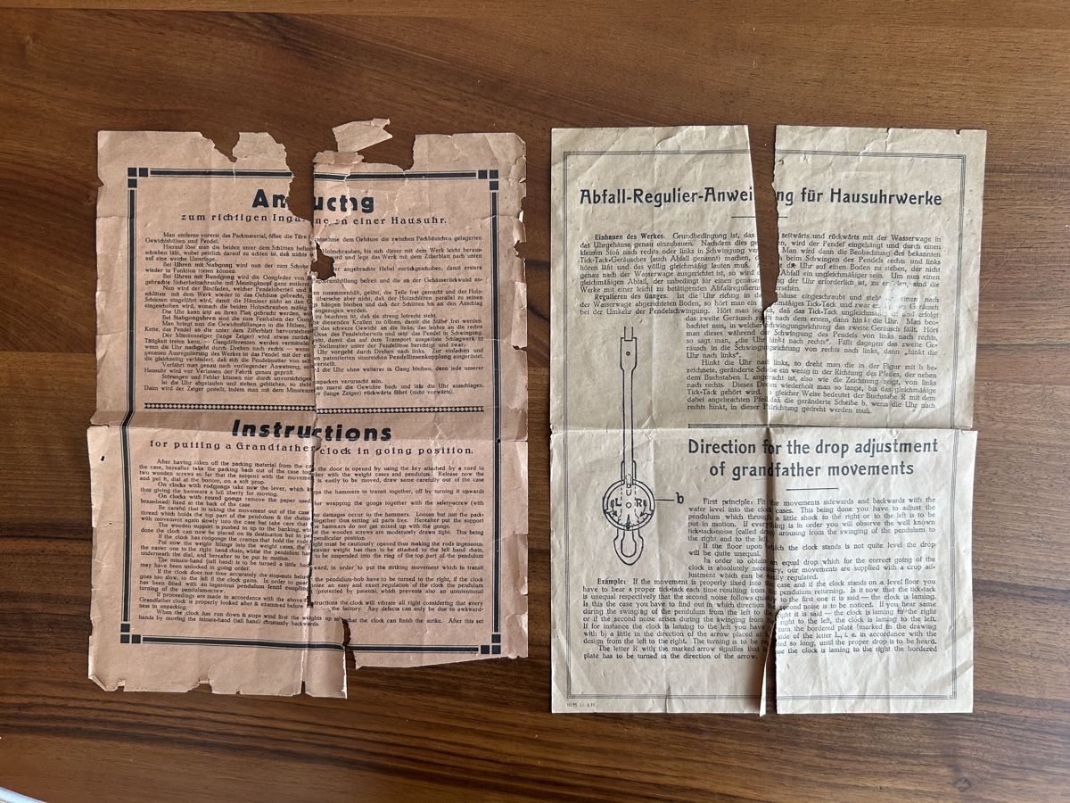 Orologi da terra & Orologi da parete: Antike Standuhr / Uhr, Holz – Usato da Würenlos venduto da marcocrash 2