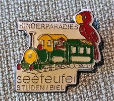 I075  Pin Seeteufel Studen Biel Paradies