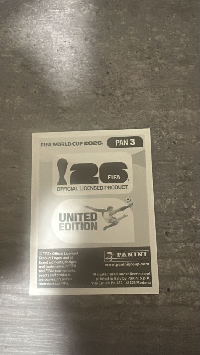 Panini Carte collezionabili: PAN 3 , FIFA WORLD CUP 2026 PANINI  – Nuovo (secondo la descrizione) da Frauenfeld venduto da 1PegPeg1 1