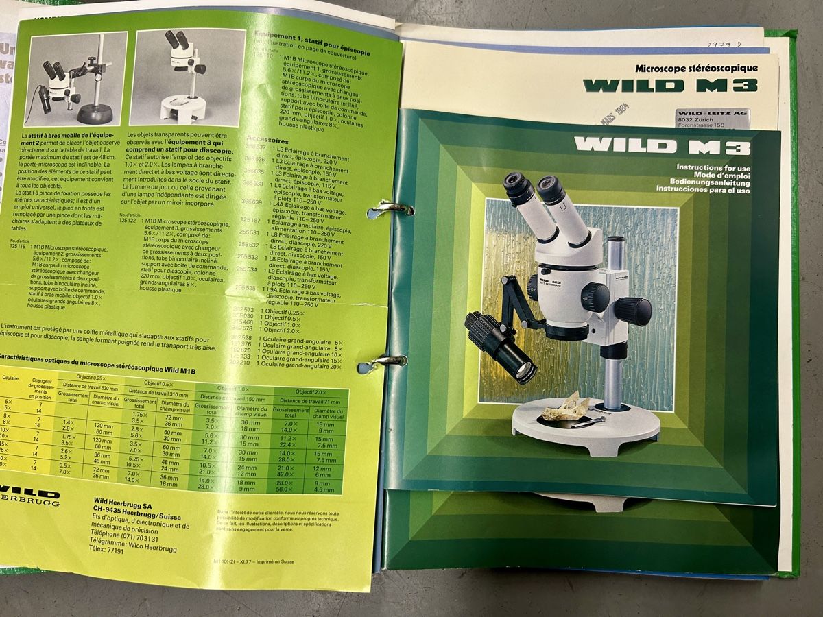 Microscope Leitz AG Wild Collectror Vintage Scientific (D'occasion) à ...