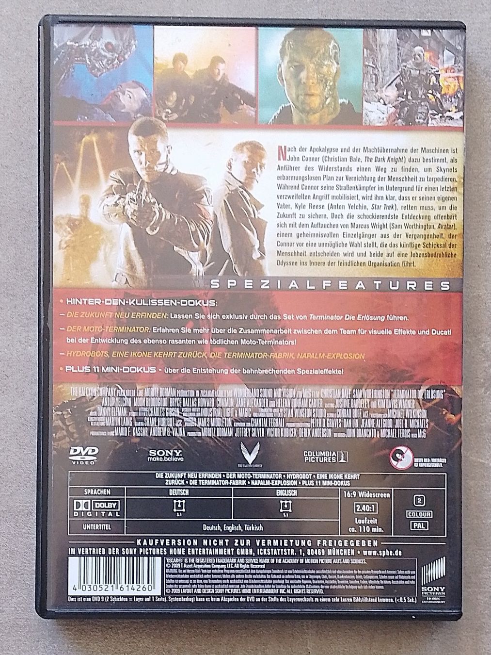 Tutti i DVDs: DVD Terminator die Erlösung – Usato da Wohlen AG venduto da salamanderspielwaren 1