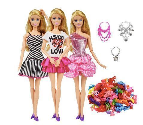 Puppen: BARBIE KLEIDER SET 3 STÜCK 30061 – Neu (gemäss Beschreibung) aus Stansstad von Teilnehmer1
