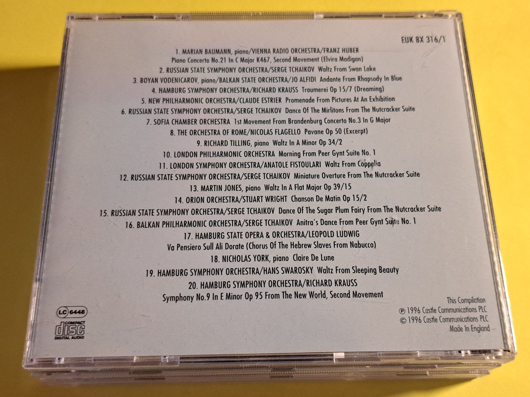 CD: REFLECTIONS - Classics for Dreamers (3 CDs) – Usato da Wichtrach venduto da LuckyLuke69 4
