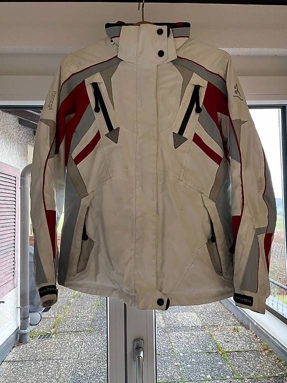 Giacche: Veste de ski (blanche-rouge-gris) – Usato da Chézard-St-Martin venduto da mar_mv7g