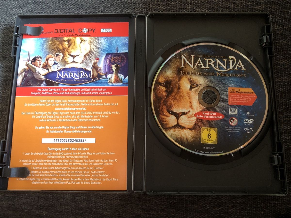 Tutti i DVDs: DVD, NARNIA – Usato da Balsthal venduto da Katzenfan99 2