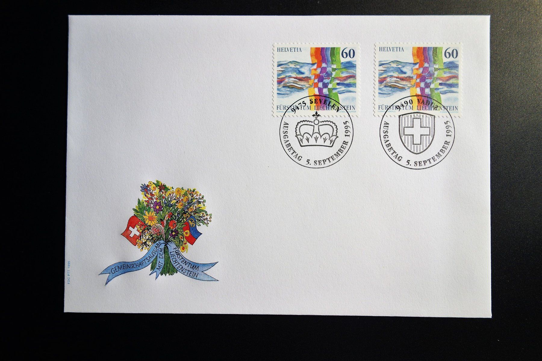 Tutti i francobolli: 1995 FDC Gemeinschaftsausgabe CH / FL – Nuovo (secondo la descrizione) da Mettmenstetten venduto da Sutasso