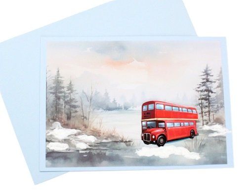 Cartoline: Karte Reisebus A5 – Nuovo (secondo la descrizione) da Schlatt TG venduto da glueckwunschkarte.22 2