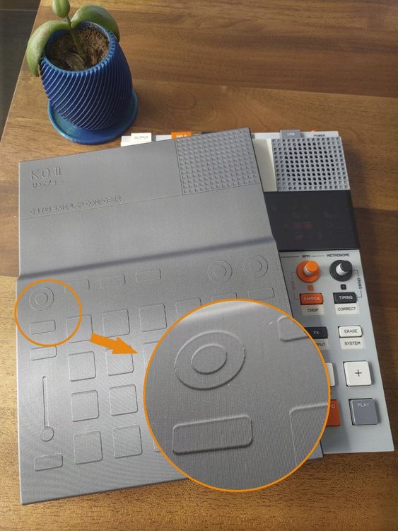 Decksaver DS-PC-OP1 Protective Cover For Teenage Engineering OP-1 - Polycarbonate Dust & Impact Shield