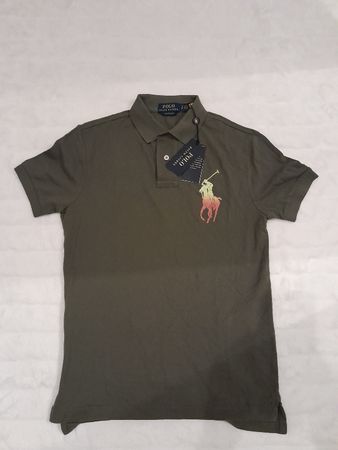 Polo Ralph Lauren kaki, homme, taille S, neuf avec étiquette