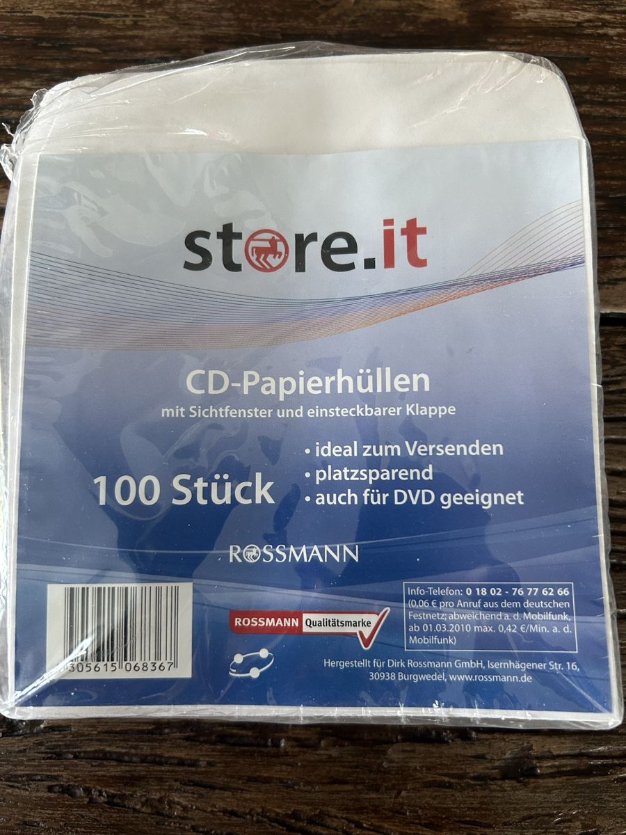 CDs: CD-Papierhüllen, 75 Stk. Neu. – Neu (gemäss Beschreibung) aus Bachenbülach von danielaa0102