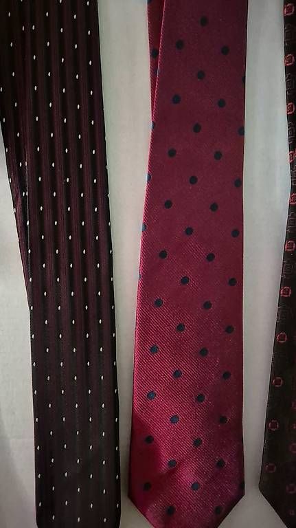 Cravatte: Vintage Herren Krawatten 4 Polyester & Seide – Usato da Zuerich venduto da Moysy 3