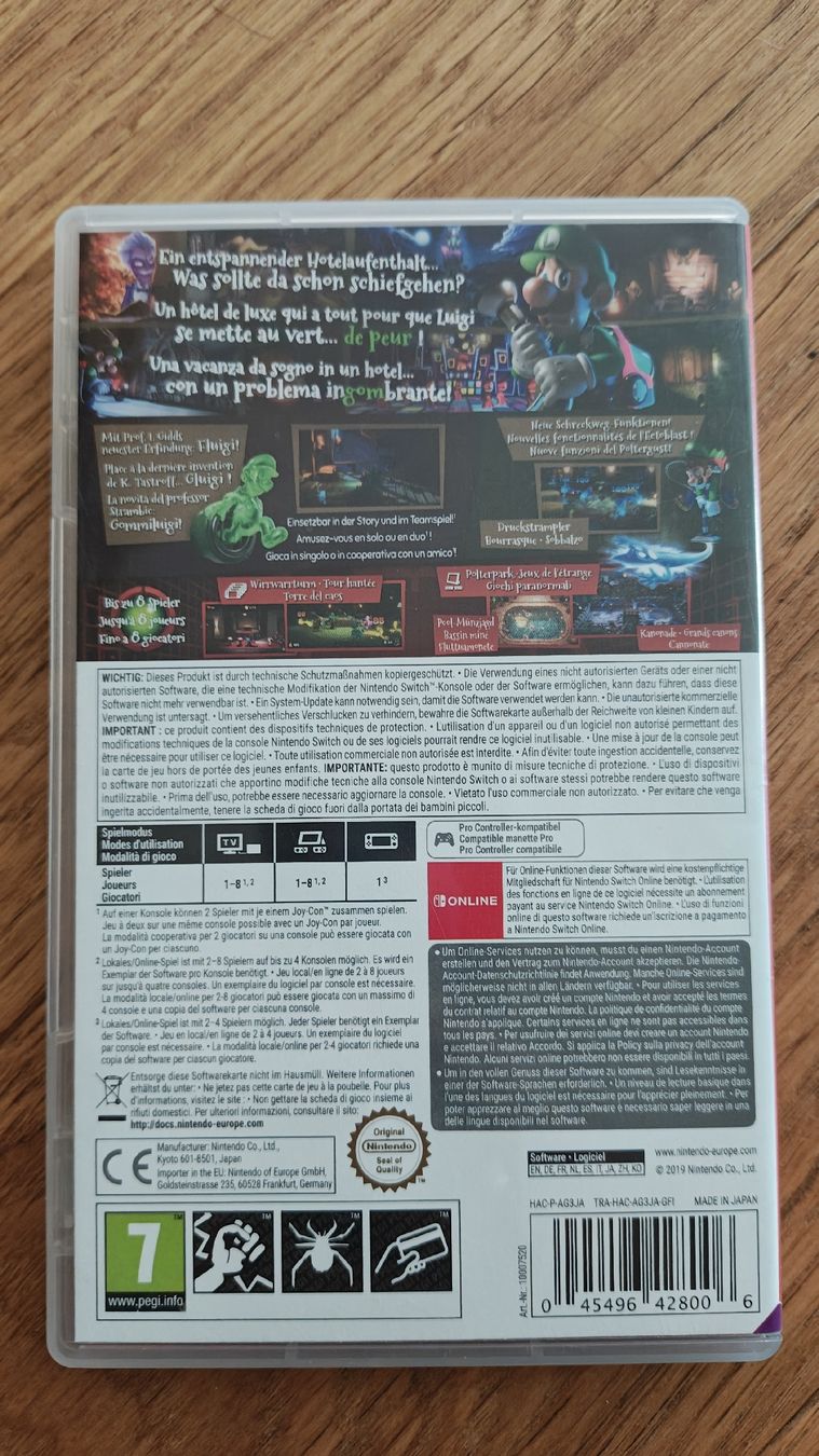 Nintendo Giochi: Luigi's Mansion 3 - Nintendo Switch – Usato da Montagnola venduto da mattbert86 1